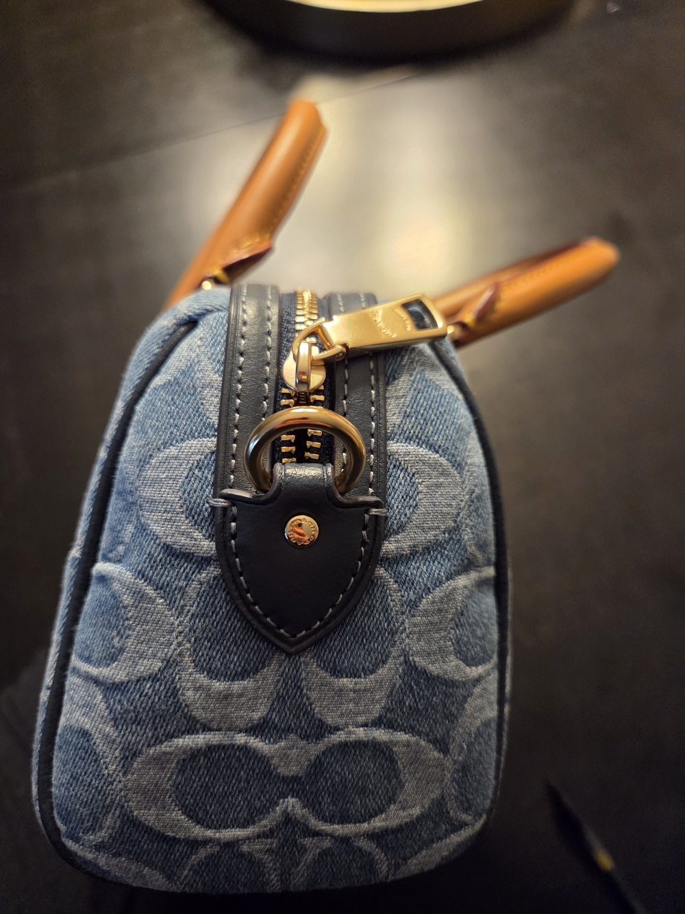Coach Denim Mini Rowan - Picture 6 of 11